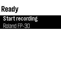 MIDI Recorder watchapp ready to record
